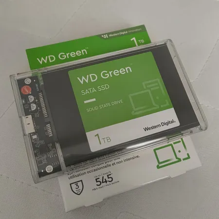 اس اس دی اینترنال SATA III وسترن دیجیتال مدل WDS100T3G0A ظرفیت 1 ترابایت