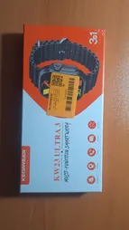 ساعت هوشمند 49 میلی متری کیکویر مدل kw23 ultra3 با بند سیلیکونی