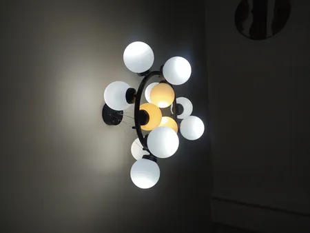 لوستر 12 شعله مدل مولکولی