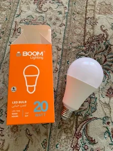تجریه خرید لامپ ال ای دی 20 وات بوم لایتینگ مدل حبابی پایه E27
