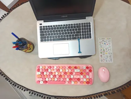 کیبورد و ماوس بی سیم مافی مدل CANDY XR، سوییچ ممبران ، Full Size