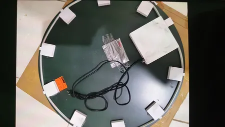 آینه آزالیا مدل بک لایت گرد 60