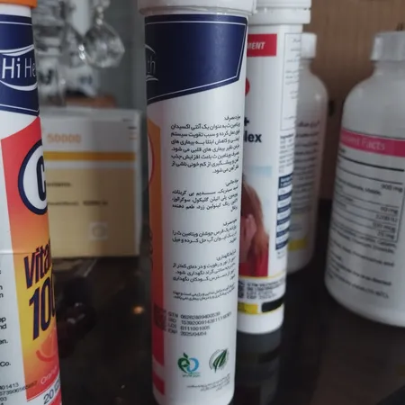 قرص جوشان ویتامین ث 500 میلی گرم های هلث بسته 20 عددی