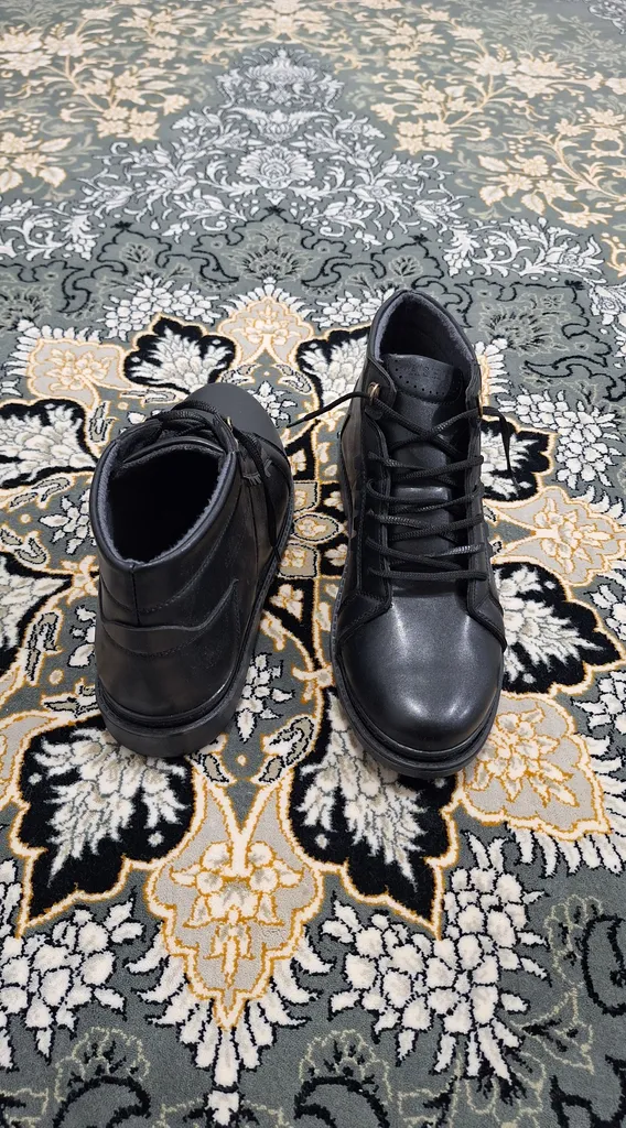 نیم بوت مردانه مدل شیک گام رنگ مشکی