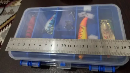 جعبه لوازم ماهیگیری مدل دو طرفه