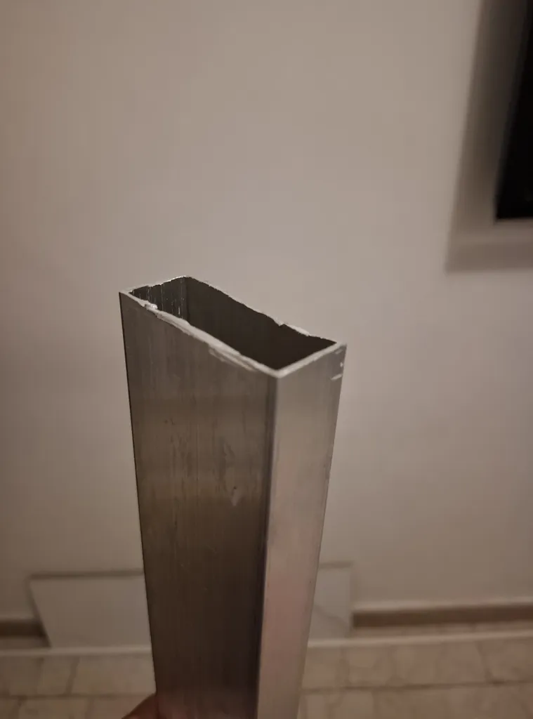 شمشه بنایی سامکو مدل آلومینیومی کد YPK-100x6.5x2.5CM طول 1 متر