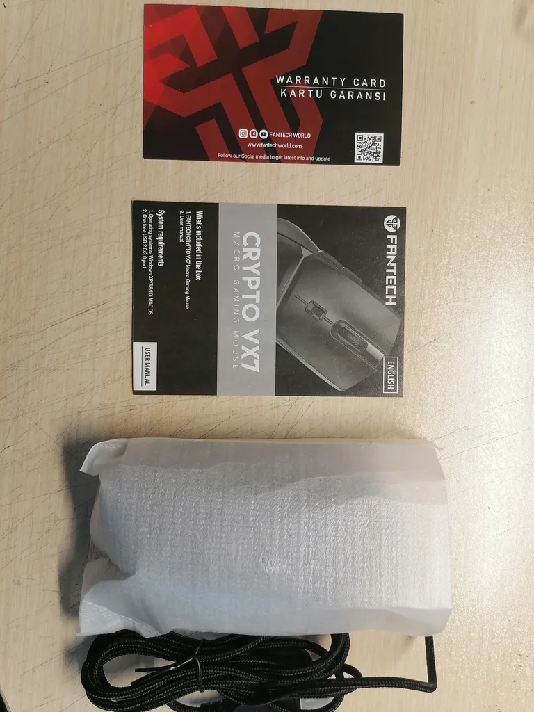 ماوس مخصوص بازی فنتک مدل VX7 CRYPTO