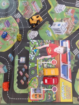 زیر انداز بازی فکرآوران مدل شهر کودک سایز 70×140 سانتی متر