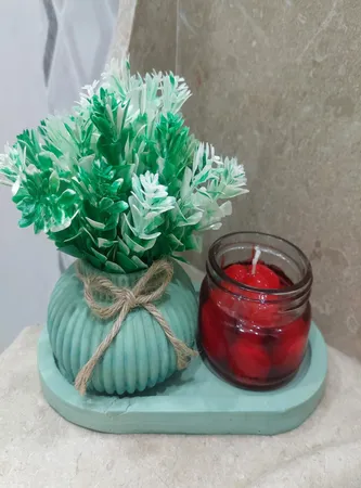 گلدان رومیزی مدل مراکشی طرح دریا کد S45