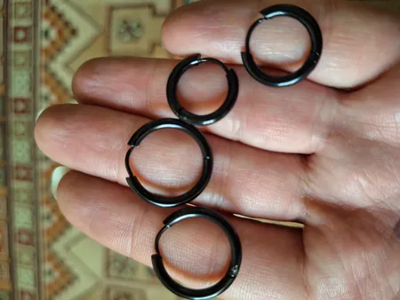 پیرسینگ گوش زنانه پایتخت مدل PS825 بسته چهار عددی