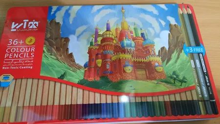 مداد رنگی 36+3 رنگ آریا مدل 3023