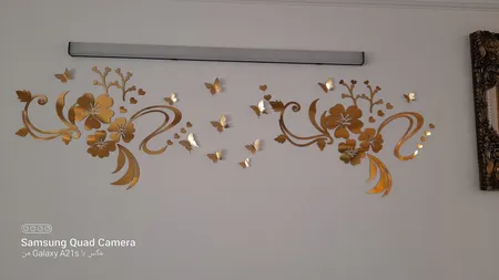 آینه دکوپدیده مدل Flower1001