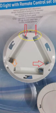 لامپ ال ای دی کنترلی مدل B07N636HP9 بسته سه عددی