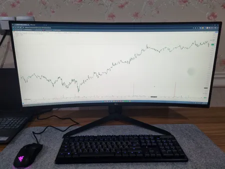 مانیتور خمیده گیمینگ 34 اینچ ال جی مدل 34GP63A-B