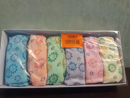 شورت زنانه مدل نوین بافت گلدار کد 20 مجموعه 6 عددی