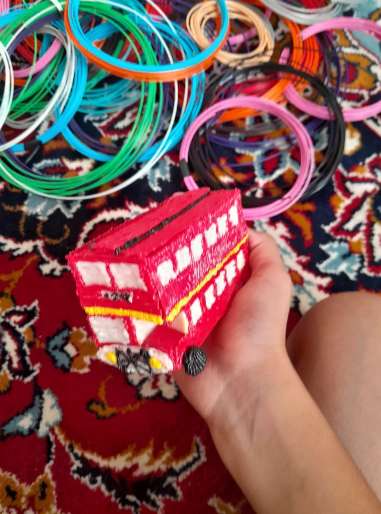 فیلامنت قلم طراحی سه بعدی مدل abs طول 3 متر بسته 8 عددی