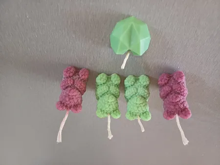 قالب شمع مدل قلب گوناگون