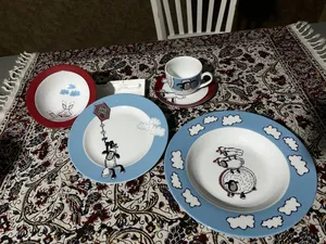 تجریه خرید سرویس غذا خوری 5 پارچه کودک چینی زرین ایران سری ایتالیا اف مدل Shaun The Sheep درجه یک