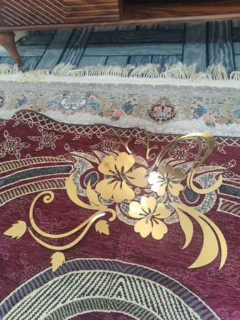 آینه دکوپدیده مدل Flower1001