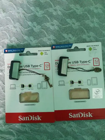 فلش مموری سن دیسک مدل Ultra Dual Drive USB Type-C ظرفیت 128 گیگابایت