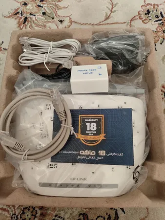 مودم روتر ADSL2 Plus بی‌سیم N300 تی پی-لینک مدل TD-W8961N_V1