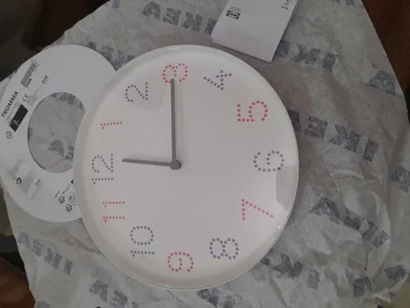 ساعت دیواری ایکیا مدل TROMMA کد 290