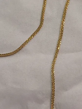 زنجیر طلا 18 عیار زنانه طلای مستجابی مدل میرو  کد Zb45