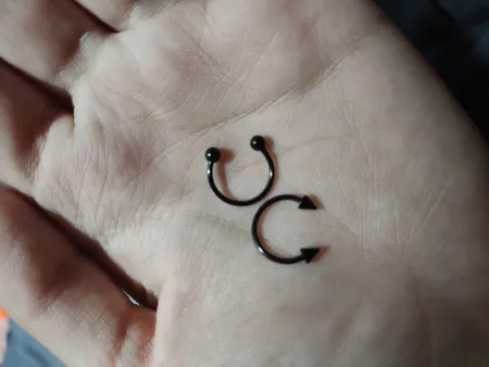 پیرسینگ بدن زنانه پایتخت مدل PS299_A مجموعه دو عددی