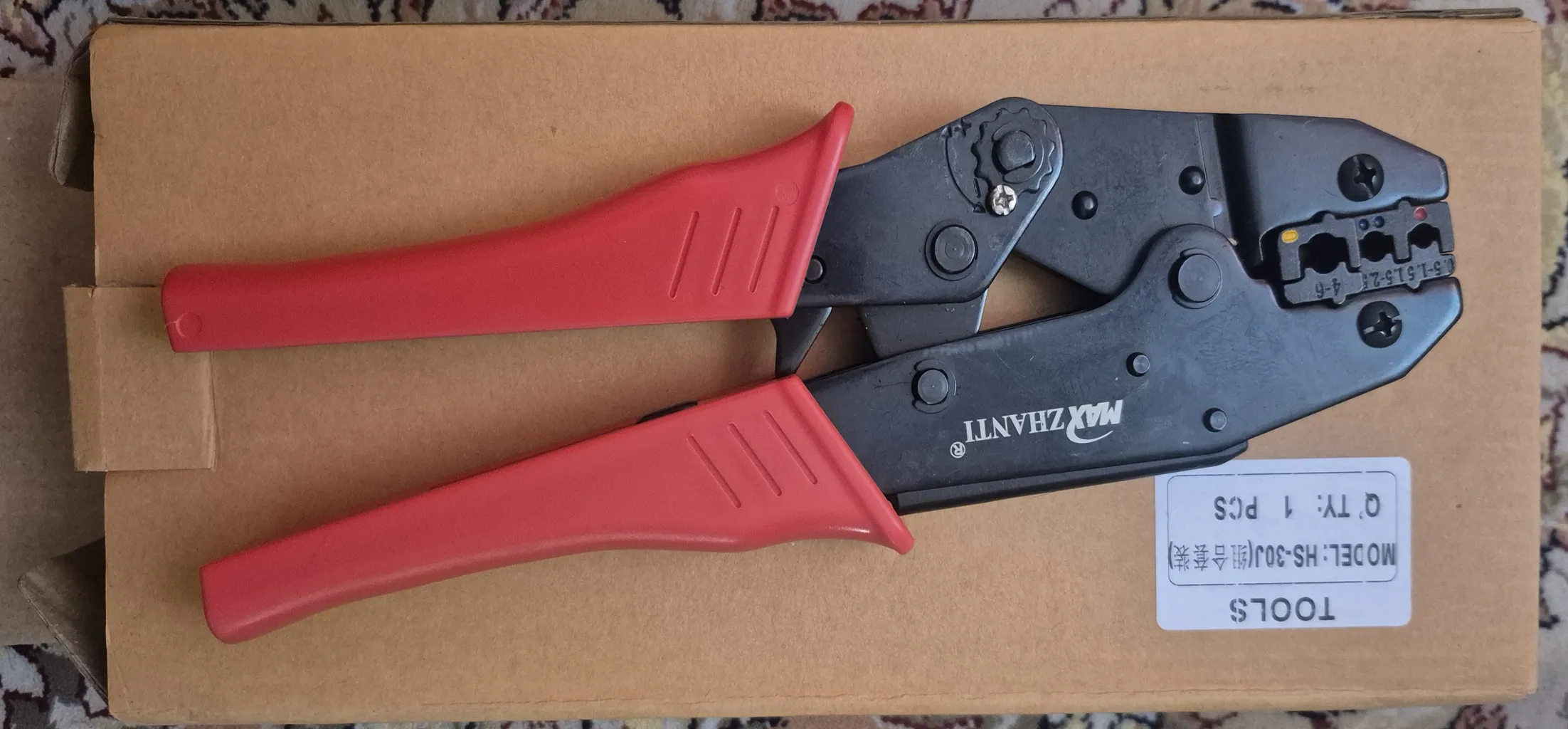 انبر پرس سرسیم مدل 6976 به همراه پیچ گوشتی مجموعه 6 عددی