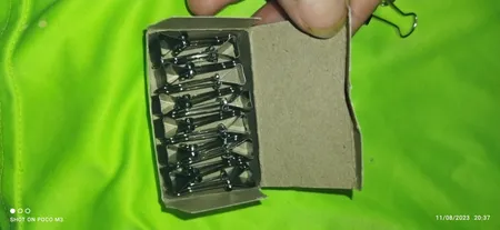 گیره کاغذ سی بی اس سایز 19 میلی متر بسته 12 عددی