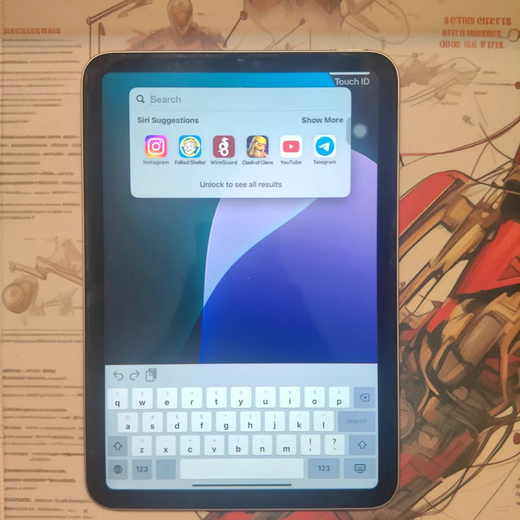 تبلت 8.3 اینچ اپل مدل iPad mini 7th Generation 2024 Wi-Fi ظرفیت 128 گیگابایت و رم 8 گیگابایت