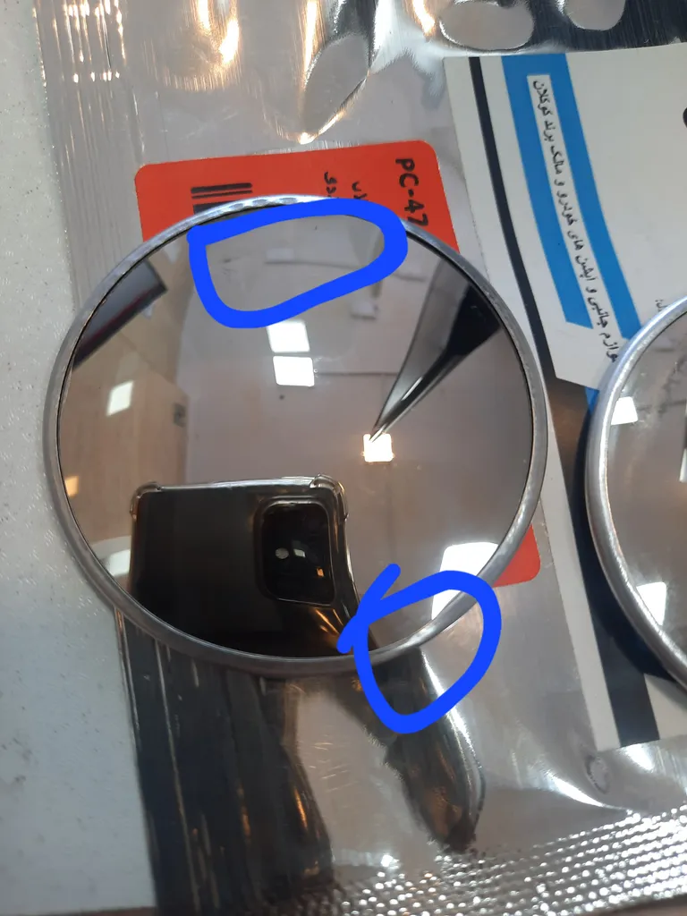 آینه نقطه کور خودرو کوکلان  مدل AY_sliver بسته 2 عددی