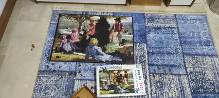 پازل 1000 تکه فاکس پازل طرح مدرسه آفتاب کد 62242