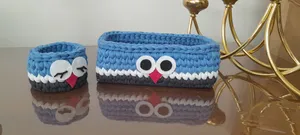 تجریه خرید ست سبد وسایل کودک  طرح پسرانه مدل جغد مجموعه 2 عددی