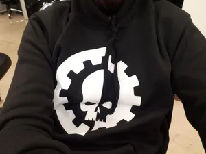 تجریه خرید هودی مردانه طرح اسکلت کد S19