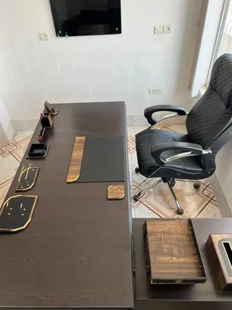 ست لوازم اداری رومیزی مدل آونگ دکو A707 مجموعه 10 عددی