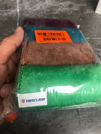 دستمال حوله ای میکروفایبر ضدخش تام کلین مدل Mfl300sx4 بسته 4 عددی