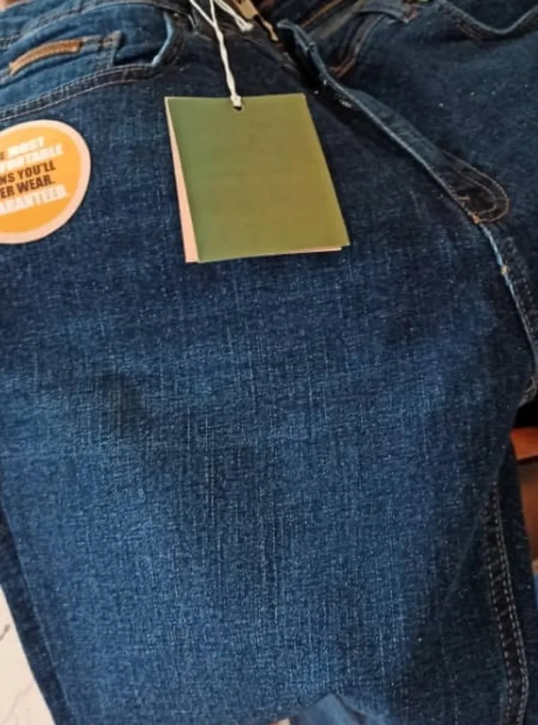 شلوار جین راسته مردانه رنگلر مدل hmm