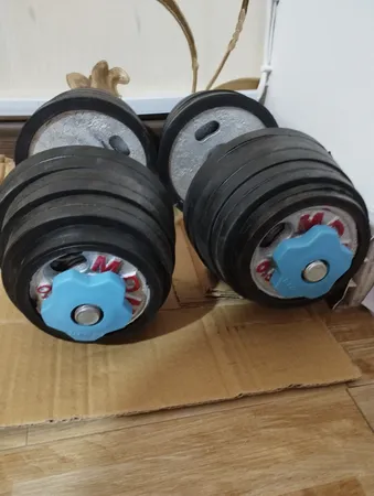 دمبل مدل A2 وزن 10 کیلوگرم بسته 2 عددی