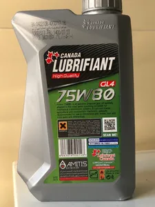تجریه خرید روغن گیربکس خودرو لوبریفنت کانادا مدل SAE 75W-80 حجم 1 لیتر