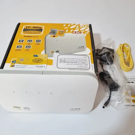 مودم 4G/TD-LTE ایرانسل مدل TF-i60 H1 همراه با سیم کارت دو قلو ایرانسل TD-LTE 4G
