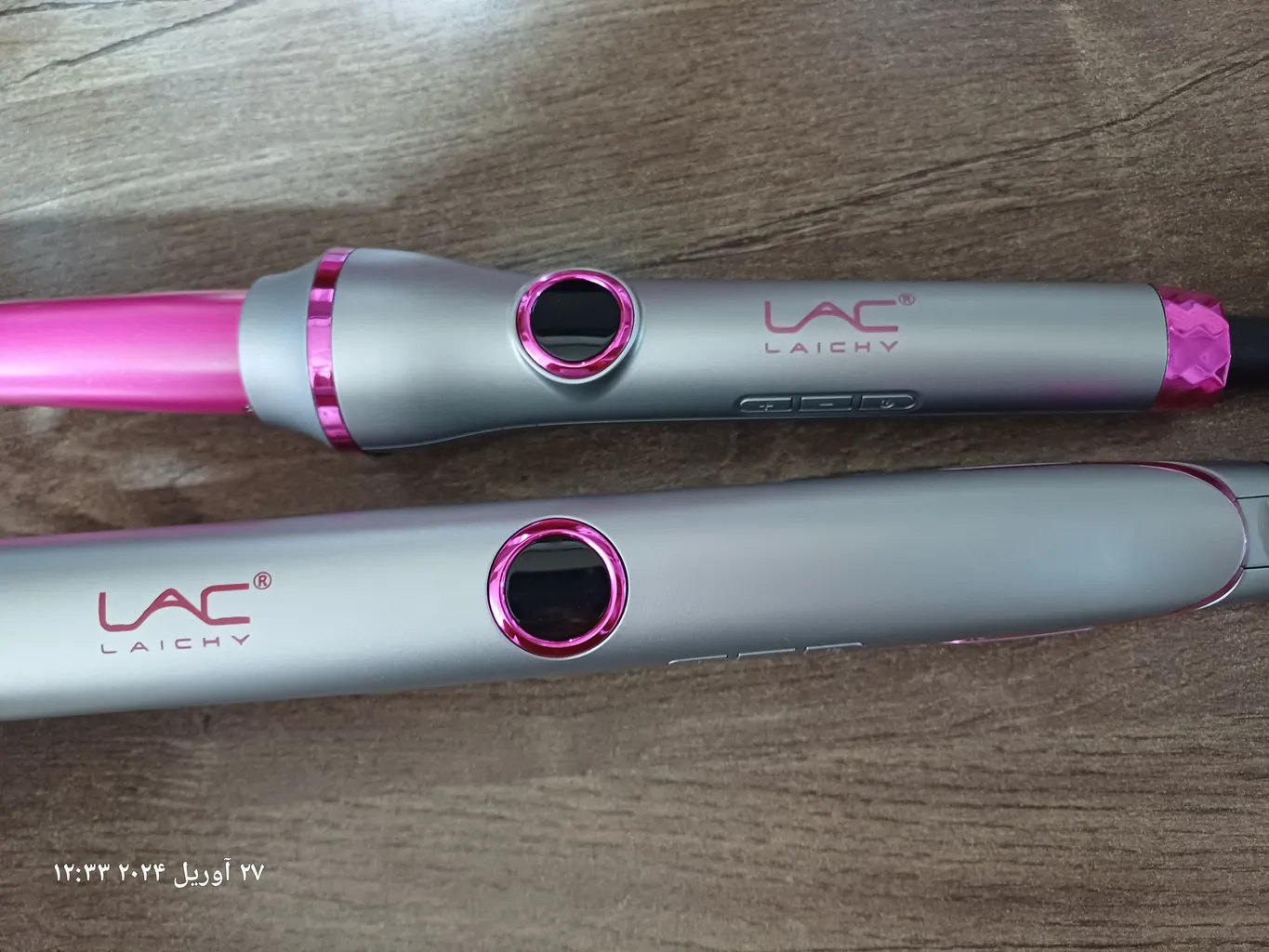 اتو مو لایچی مدل L-13 به همراه فر کننده مو مدل 01