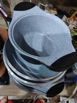 سرویس پخت ‌و پز 14 پارچه عروس مدل موج کد 02