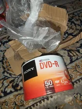 تجریه خرید دی وی دی خام سونی بسته 50 عددی