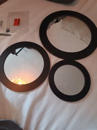 آینه  الف مدل  گرد دلسا کد 321 مجموعه 3 عددی