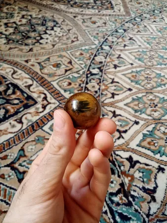 سنگ راف مانا جم مدل گوی سنگ چشم ببر