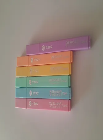 ماژیک علامت گذار ژیخوآ مدل پاستیلی بسته 6 عددی