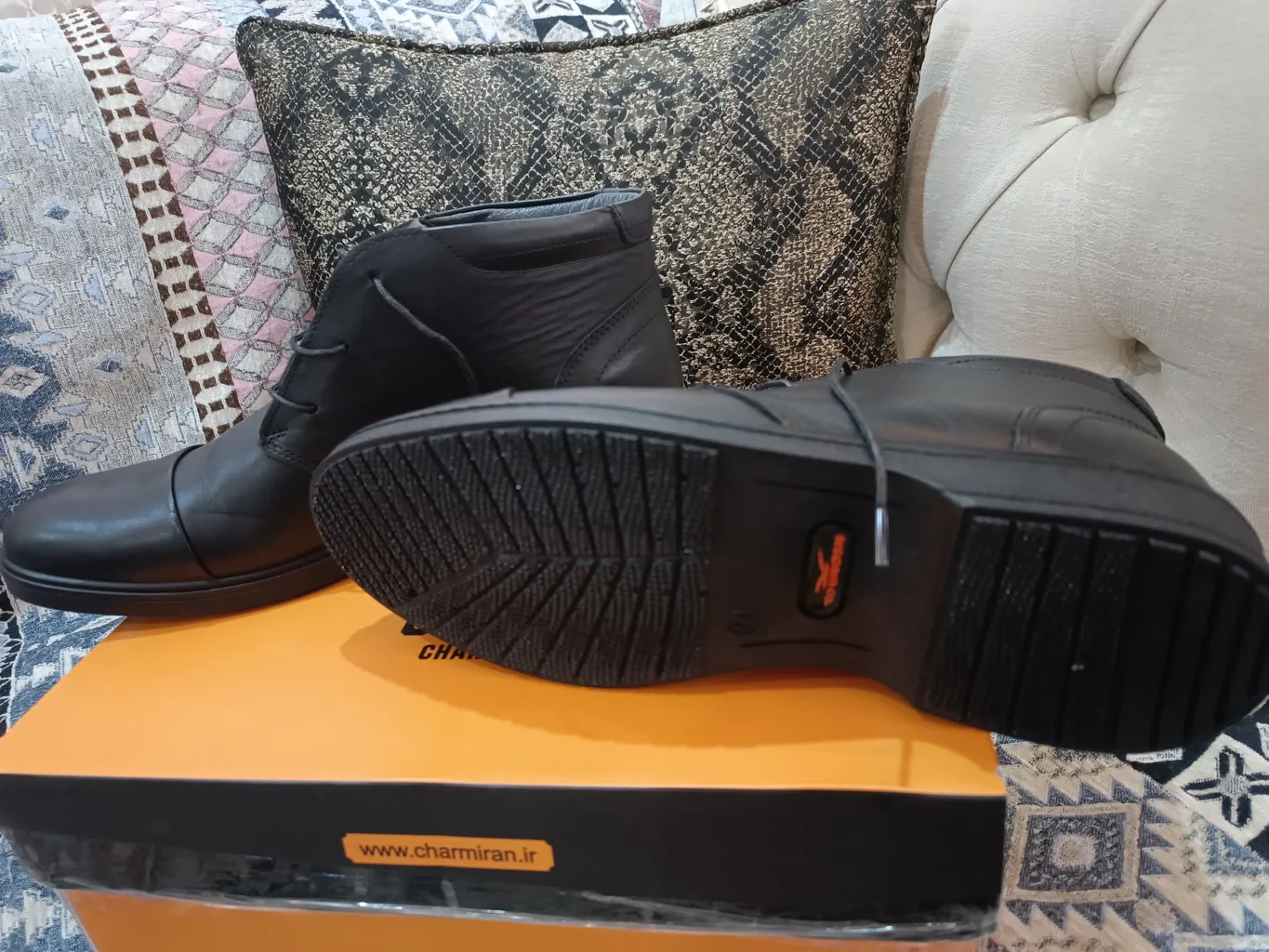 نیم بوت مردانه چرمیران مدل BM1036
