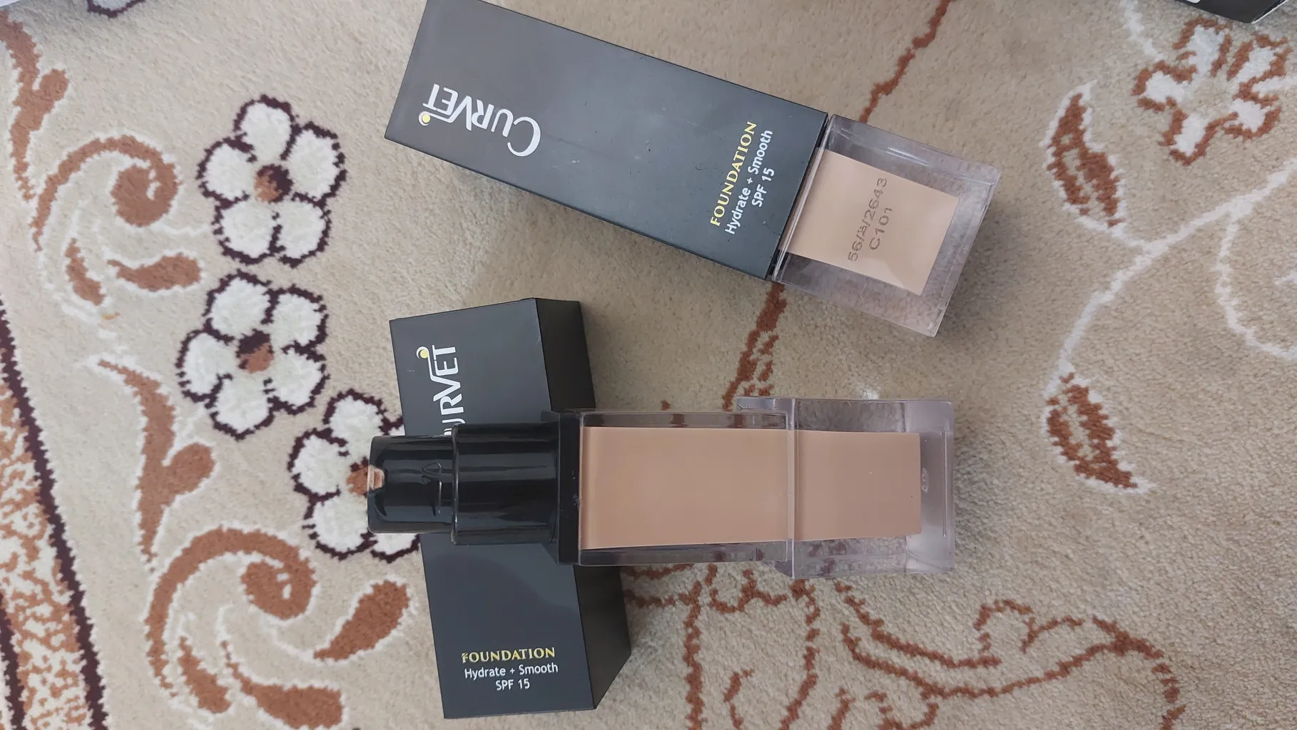 کرم پودر کوروت مدل SPF15 شماره 101 حجم 45 میلی لیتر