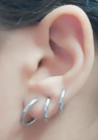 پیرسینگ گوش زنانه پایتخت مدل PS825 بسته چهار عددی